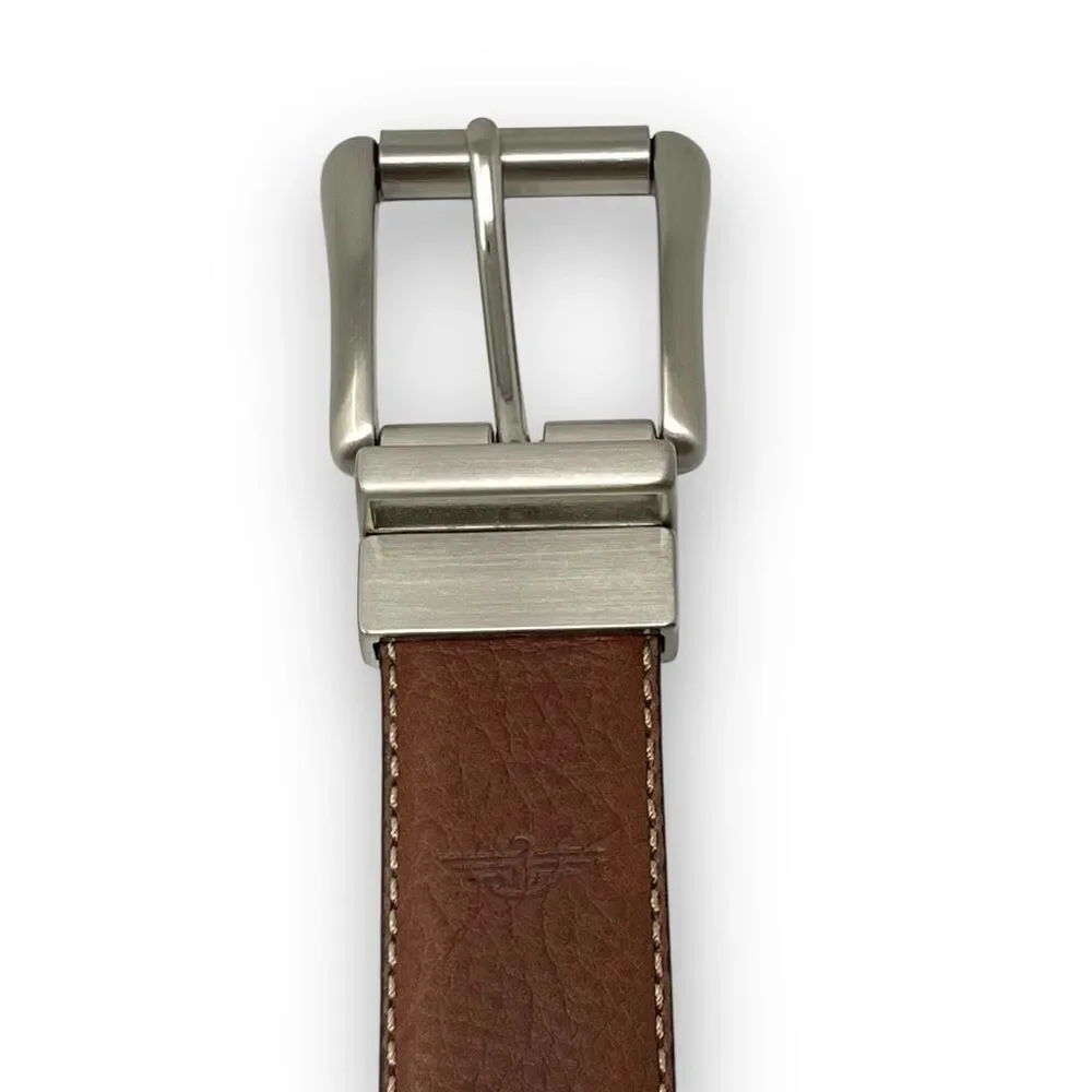 Dockers Black Brown Reversible Leather Belt Men’s Size 40